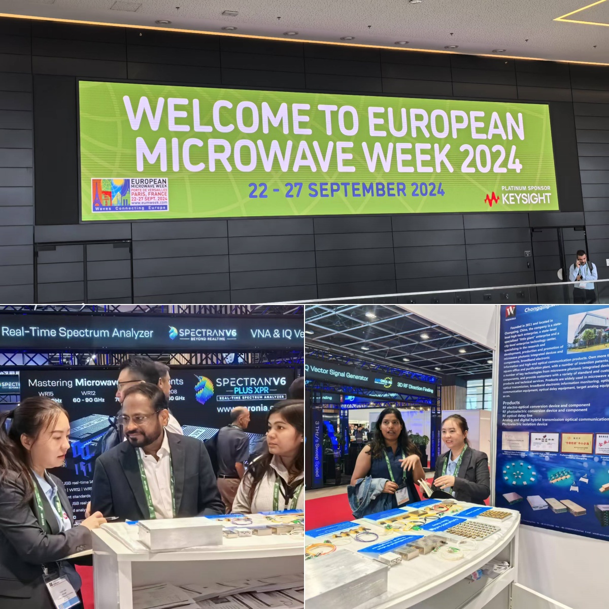 the 2024 Paris European Microwave Exhibition, leading the new trend of microwave technology
